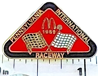 McDonald's Penn. Raceway 1989 Lapel Pin (042623) • $6.95