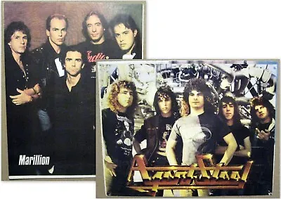 Marillion / Agent Steel Magazine Mini Poster A4 11x8 • $3