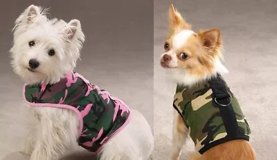 Camo Harness Vests For Dogs By Zack & Zoey Hook/Loop Closure 2 Camo Colors • $15.49