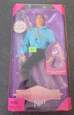 1997 Mattel Barbie Ken Doll Olympic USA Figure Skater Ice Skating- Nos • $30