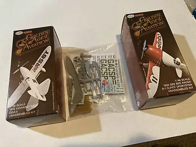 Three 1930's Racing Plane Models - Gee Bee - DH Comet - Howard Ike - 1/48 - 1/72 • $20.50