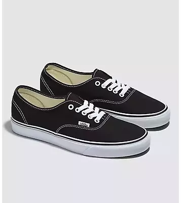 Vans Mens Size 14 Us - Style Authentic - Color Black W/ White Rubber -new In Box • $29.95