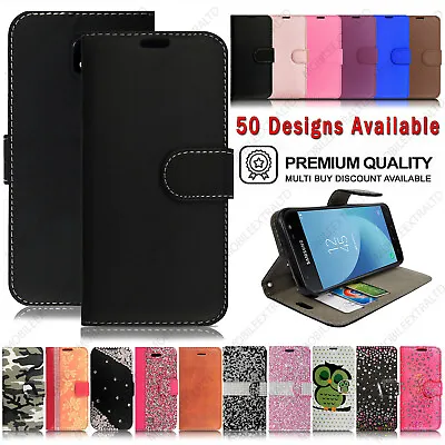 Case For Samsung Galaxy J3 2017 Shockproof Leather Flip Wallet Phone Stand Cover • £2.99