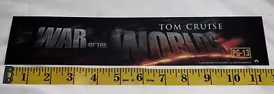 Mini Banner Movie Mylar WAR OF THE WORLDS 2.5”x11.5” Collectible • $19