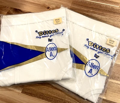 $199.95 • Buy 2 Vtg Dittos Mens Underwear Briefs Sz 38 60s Allen A USA 2 Ply Vintage Underwear