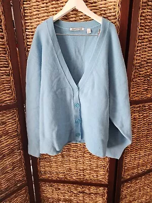 Country Road Button Down Wool Blend Knit Cardigan Size XL Women's • $59.99