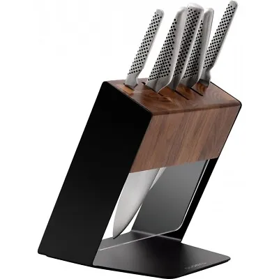 Global Katana 6pc Knife Block Set Walnut 79587 • $410.90