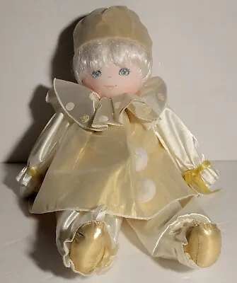 RARE Vintage Creation Exclusive Mundia Paris Fabric Blonde Doll Clown Outfit 14  • $22.79