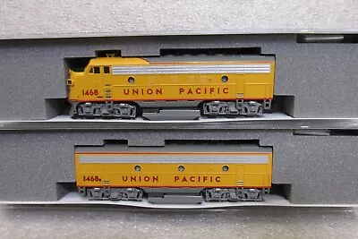 New N Scale Kato Emd F7a/b 2 Locomotive Set Union Pacific #1468 & 1468b • $99.89