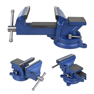 5  125mm Bench Vise Anvil Swivel Locking Base Table Top Clamp Heavy Duty Vice US • $36.99