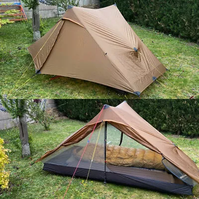 Lanshan Pro2 Outdoor Hiking Ultralight Tent Double Layer Backpacking 2Person New • $56.10