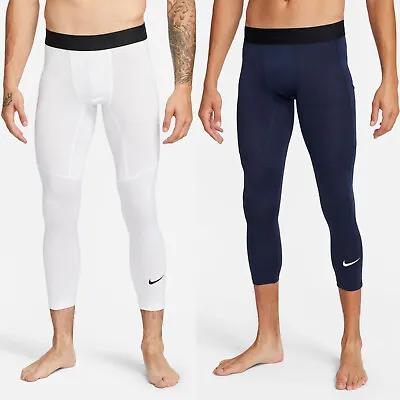 Nike Pro Dri-FIT Men's 3/4 Length Tights  - FB7950 - FREE SHIPPING • $34.99