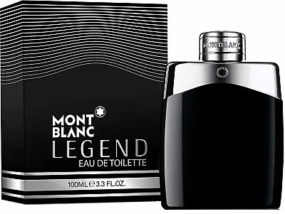 MONT BLANC LEGEND 3.3 / 3.4 Oz EDT Cologne For Men New In Box • $32.26