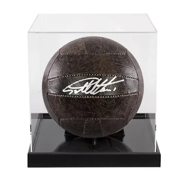 Sir Geoff Hurst Signed Football - Retro Ball - In Acrylic Display Case • $191.96