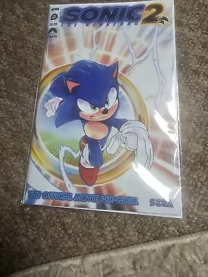 Idw Comics Sonic The Hedgehog 2 Offical Movie Prquel Prequill • £1