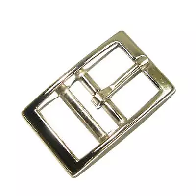 1  Nickel Plated Steel Double Bar Buckle Strap Buckle • $1.35