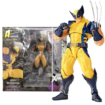 Anime X-men Wolverine Action Figure Toy Revoltech Amazing Yamaguchi 16cm New • £25.99