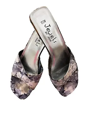 Jewels By Jade Shoes Women's  Sz 7 1/2 W  Mule Footwear • £14.25