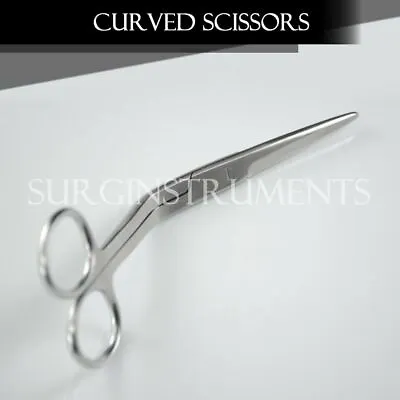 5.5  Bent Handle Curved Scissors - Sewing Embroidery Carpet Shears German Grade • $8.31