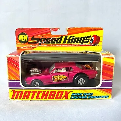 Matchbox Cougar Dragster K-21 1972 Speed Kings In Original Box • $55