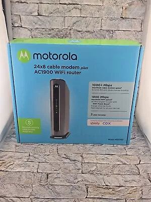 Motorola MG7700 AC1900 Dual-Band DOCSIS 3.0 Cable Modem Router • $45