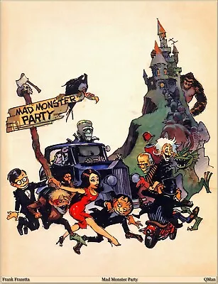 Mad Monster Party (1967) Poster Print 11x17.  Frank Frazetta Art • $10.99