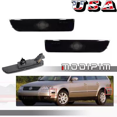 Front / Rear Side Marker Indicator Light Housings Set For 2001-05 VW Passat B5.5 • $16.99