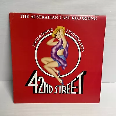 42nd Street Australian Cast 1989 Vinyl LP Record AUS RCA Red Seal VRL1 0812 • $6.39
