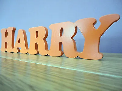 £1.25 • Buy Wooden Words/Letters Free Standing Personalised Names Wedding/Home/Gift