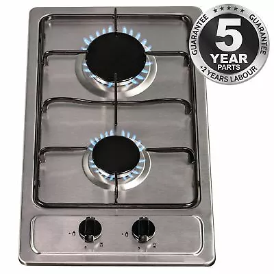 £84.99 • Buy SIA SSG301SS 30cm Compact Domino Gas Hob In Stainless Steel With LPG Kit