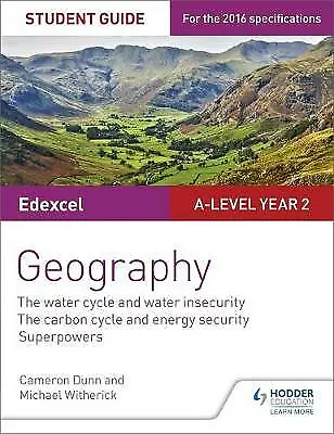 Witherick Michael : Edexcel A-level Year 2 Geography Student Quality Guaranteed • £3.29