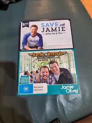 Save With Jamie & Food Fight Club DVD Box Set JAMIE OLIVER BRAND NEW SEALED  • $20