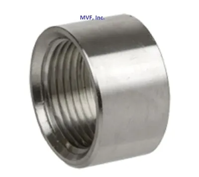 $5.76 • Buy 3/8  150# NPT Half Coupling 304 Stainless Pipe Fitting Weld Bung <SS090341304