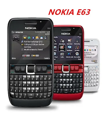 $31.50 • Buy Original  Unlocked NOKIA E63 3G Wifi Bluetooth Camera 2MP Mp3 Player Mobile Bar
