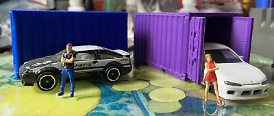 1/64 Shipping Container Hot Wheels Minature Diorama • $10