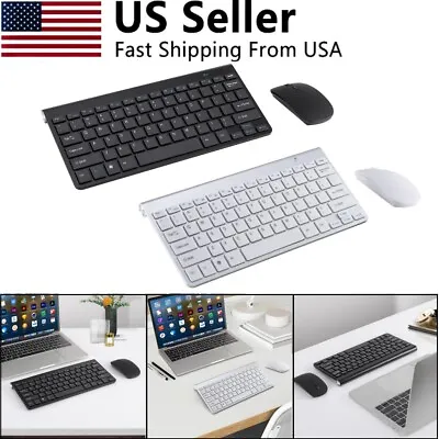 Mini Wireless Keyboard And Mouse Set 2.4G For Mac Apple PC Computer Waterproof • $15.28