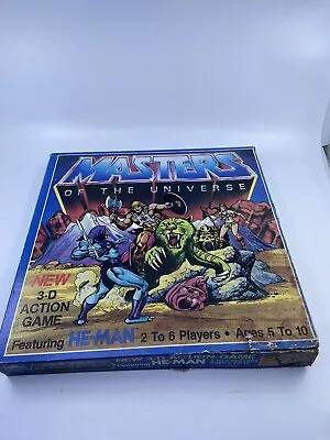 Rare Vintage 1983 Masters Of The Universe 3-D Action Game ( Box Damaged ) Mattel • $19.95