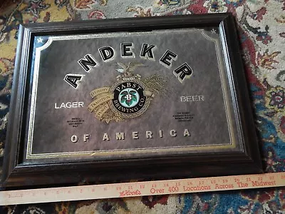 Andeker Of America ~Pabst Brewing Co~ [22.5'' X 16''] BAR_PUB_TAVERN Mirror Sign • $65