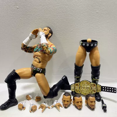 AEW Supreme CM Punk Elite Wrestling Action Figures Toy WWE Exclusive Figurines • $69.99