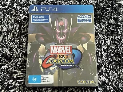 Marvel Vs. Capcom: Infinite Playstation 4 PS4 Game - Steelbook • $39.99