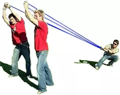 Water Balloons Launcher 500 Yard Toys 3 Person T Shirt Launcher Slingshot 500 • $35.68