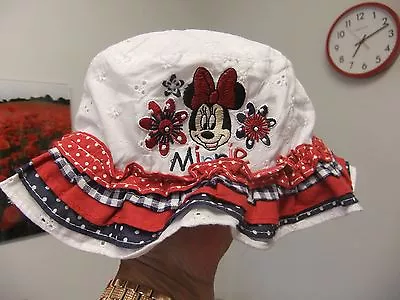 Disney Minnie Sunhat .to Fit Age 12-23 Months.new. • £4