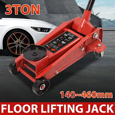 3 Ton Low Profile Trolley Jack Hydraulic Floor Car Lifter Dual Pump 140-460mm • $167.85