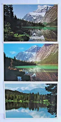 Postcards (3) MOUNT EDITH CAVELL JASPER NATIONAL PARK ALBERTA CANADA (CA2-13) • £1.99