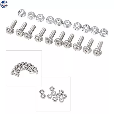 10 Pack Oil Pan Bolt & Nuts Kit For Honda Acura B/D Series Civic Integra B18 B20 • $14.23