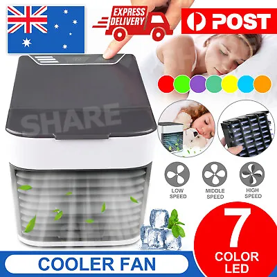 $14.85 • Buy 2022 New USB Powered Fan Cooling Mini Air Conditioner Portable Desktop Cooler AU