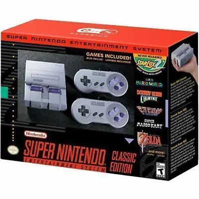 Super Nintendo Classic Mini Entertainment System SNES Included 21 Games 1SET • $81.41