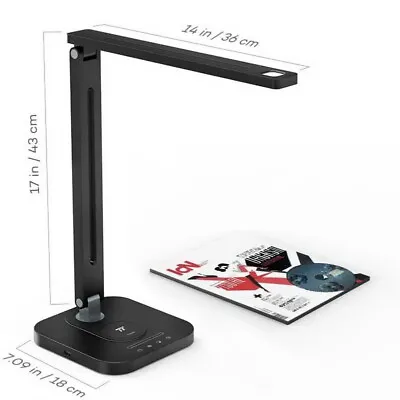 TaoTronics DL038 LED Desk Lamp Charging Port Wireless Charger Night Light LED49 • $30