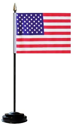 United States Of America USA Polyester Flat Base Table Flag  • £5.75