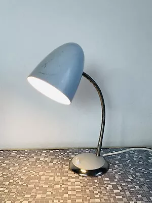 50s Gooseneck Table Lamp Mid Century Lamp Kaiser Gray 60s German Vintage Light • $129